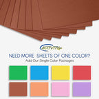 Brown EVA Foam Sheets, 6 x 9 Inch, 2mm Thick – Foam Paper - Image 3