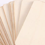 ZOENHOU 150 PCS 4 x 4 Inch Unfinished Wood Squares Bulk, Blank Basswood Sheets - Image 3