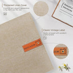 Popotop Large Photo Album Self Adhesive 4x6 5x7 8x10 Scrapbook Album DIY - Image 3