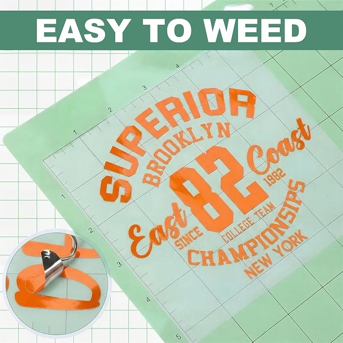 Orange Permanent Vinyl for Cricut Cutting Machine, Waterproof, Durable Orange - Image 4