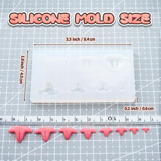 Nuvretk 8 Cute Silicone Molds for Needle Felting - Image 3