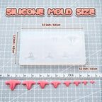 Nuvretk 8 Cute Silicone Molds for Needle Felting - Image 3