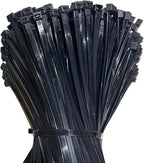 200lb Zip Ties Heavy Duty 18 Inch 350pcs, Large Black Cable Tie, Thick Heat - Image 7