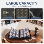 Card Binder 9 Pocket, Premium 540 Double Sided Pocket Collection Binder - Image 4
