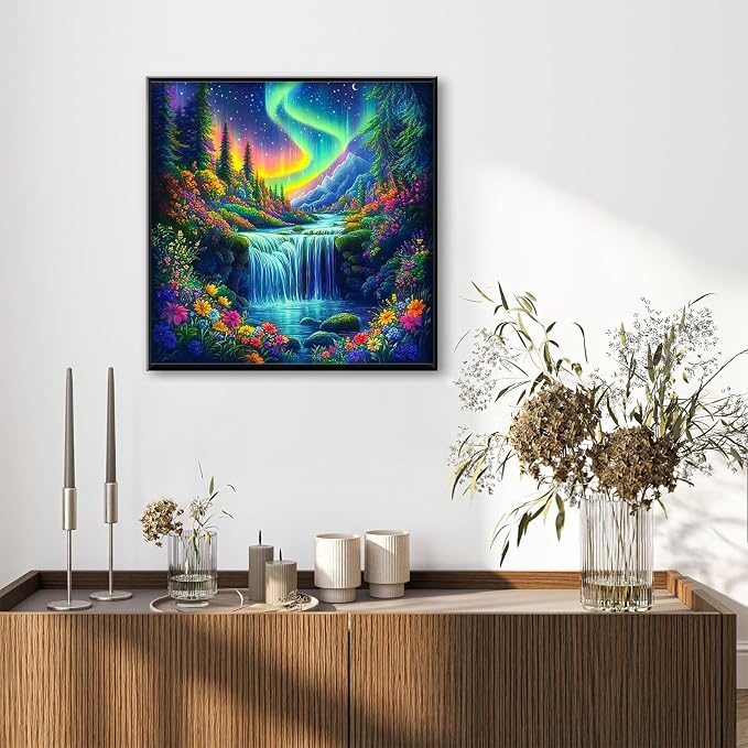 Waterfall Diamond Art Kits for Adults Beginners 14x14 in, DIY Craft Gift | - Image 2