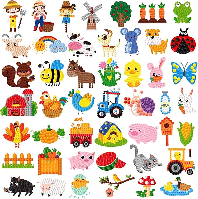 Labeol Diamond Art Kits for Kids Boys and Girls Ages 6-8-10-12 Easy to DIY by Labeol