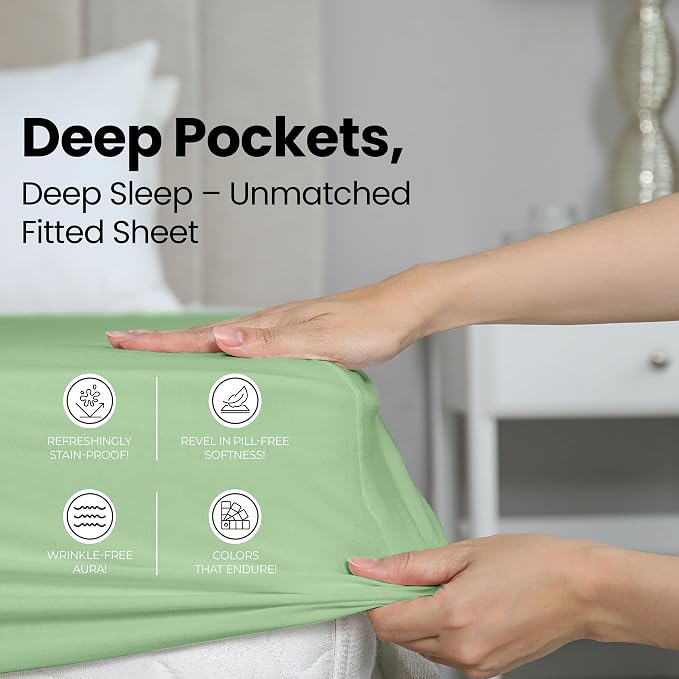 Utopia Bedding King Fitted Sheet - Image 4
