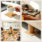 4 X 4 Inches Cork Sheets with Self Adhesive Backing, 2mm Natural Cork Tiles - Image 7