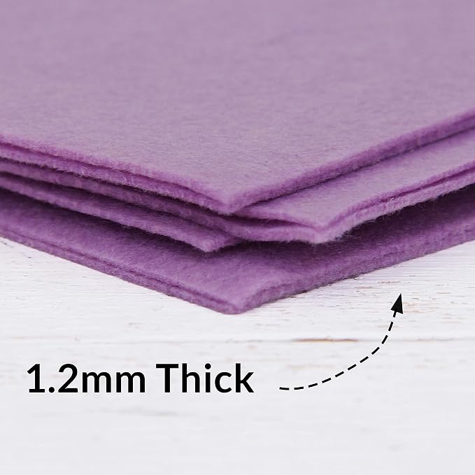 Threadart Lavender Premium Felt Sheets - Image 3