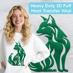 Aoder Green Heavy Duty Puff Vinyl Heat Transfer - Image 4