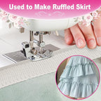 4 Yards Hemming Guide for Sewing, Fishbone Tape for Narrow Hem and Curved Hem - Image 3
