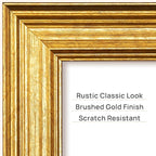 upsimples Vintage 16x20 Frames, Antique Gold Frames Display 11x14 - Image 4