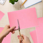10PCS Pink Self Adhesive Felt Fabric Sheets Sticky Felt Sheets - Image 4
