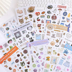 Girl's Korean Sticker Book, Food and Daily Life Theme - Image 7