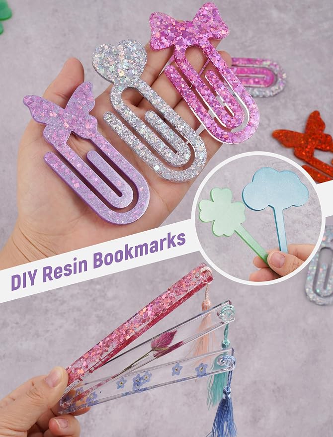 NiArt All-in-One Resin Bookmark Molds Kit 4 Silicone Molds - Image 2