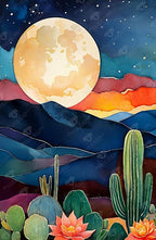 DIAMOND ART CLUB Night in New Mexico Diamond Painting Kit, Fun DIY Crafts by DIAMONDARTCLUB