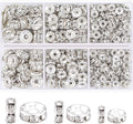 340Pcs 6/8/10mm Spacer Beads for Jewelry Making | Rondelle Bead Spacers Bulk by TINKRSTUFF
