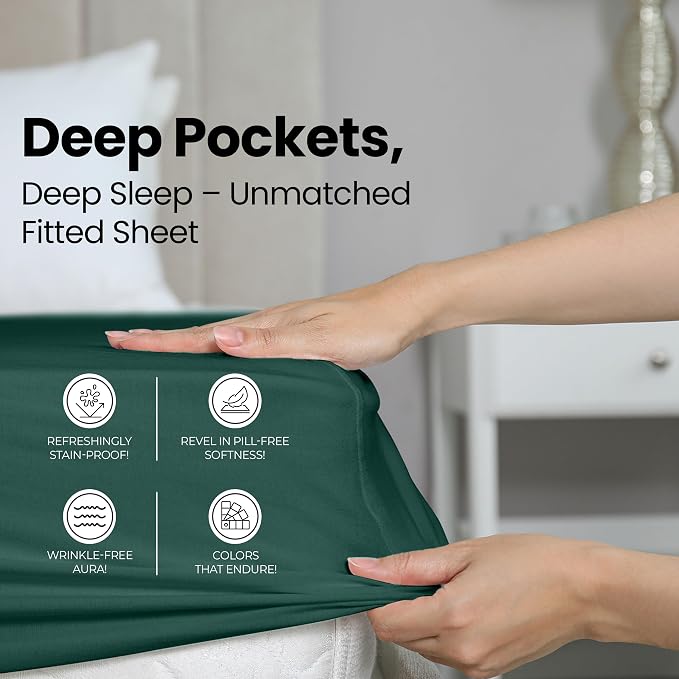 Utopia Bedding King Fitted Sheet - Image 4