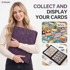 Card Binder 16 Pocket, Premium 1024 Double Sided Pocket Collection Binder - Image 7