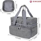 SINGER Sewing Accessories Organizer – Double Layer Portable Sewing Storage Bag - Image 6
