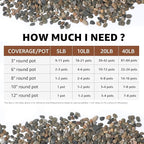 40LB Natural River Rocks, 1/4" Aquarium Gravel, Small Pebbles - Image 4