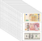 20 Sheets Currency Pages for Paper Money Collection by UnclePaul