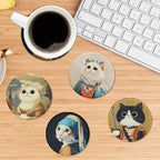 Sitsink Funny Cat Diamond Art Coasters - Image 4