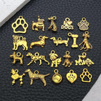 WOCRAFT 60pcs Antique Gold Dogs Charms - Image 5