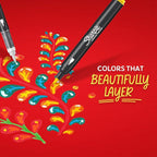 Sharpie Creative Markers, Water-Based Acrylic, Brush Tip, Kids Activity - Image 7