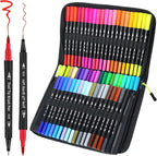 Piochoo Dual Brush Markers, 60Colors Markers by Piochoo