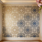 TIAMECH A4 Reusable Damask Frame Stencil - Image 4