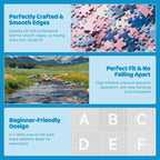 300 Pieces Nature Puzzle for Adults, Maroon Bells Mountain Lake Landscape Large - Image 4