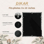 DIKAR 8x10 Picture Frame with White Pearls as Wedding gifts, Wedding Picture - Image 5