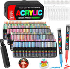 240 Colors Acrylic Paint Markers by Amamao