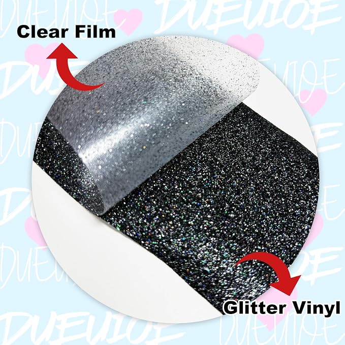 DUEUIOE Glitter Heat Transfer Vinyl - Image 3