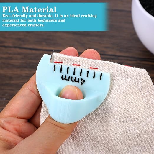 Finger Sewing Ruler, Quilting Templates, Hand Stitch Spacing Tool, Even - Image 3