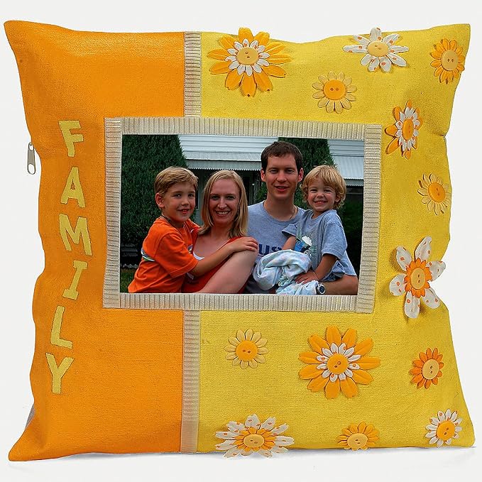 Fun Express Throw Pillow Covers, Cotton Square, - Image 4