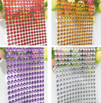 4032 Pieces 6 mm Colorful Bling Rhinestone Sticker Sheet Gem Diamond self - Image 8