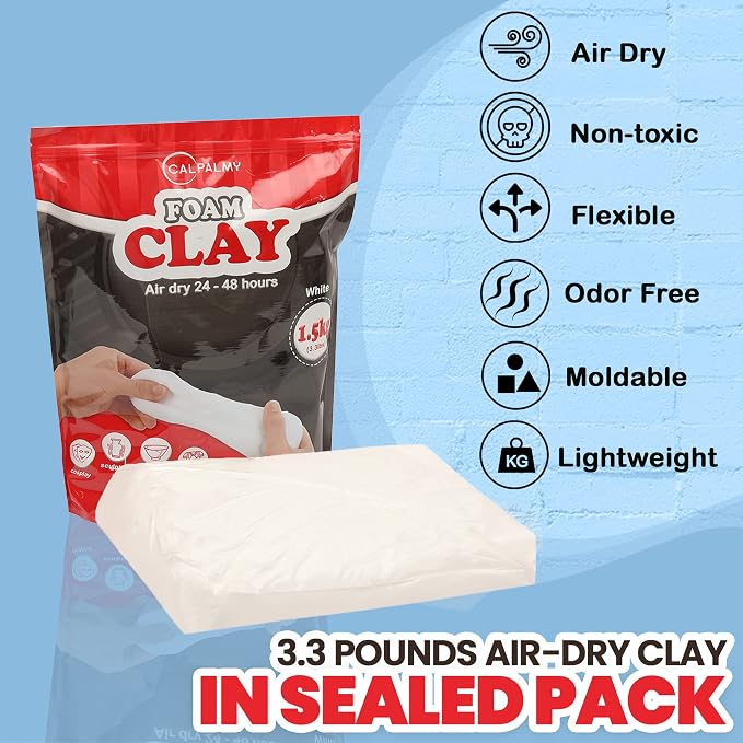 3.3 lbs Moldable Cosplay Foam Clay – High Density and Hiqh Quality - Image 2