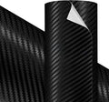 VViViD Premium 3D Black Carbon Craft Vinyl Roll 1ft x 5ft – Bubble-Free Air by VVIVIDVINYL