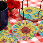 TDOOW Diamond Art Coasters Kits, 5D DIY Crafts Art Kits - Image 2