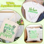 Tintnut Bouquet Green Heat Transfer Vinyl, easy cut & weed, stretch washable - Image 5