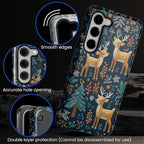 Case for Samsung Galaxy S23 Plus Case, Cute Christmas Reindeer Design Hybrid - Image 5