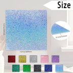 Glitter Acrylic Sheets, 2 Pack | 1/8 in Thick, Cast Sparkly, - Image 2