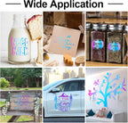 VINYL FROG Opal White Adhesive Vinyl 12" x5ft Holographic Craft Vinyl - Image 4