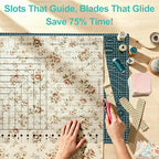 Slotted Quilting Ruler 17.75" x 22" - Image 4