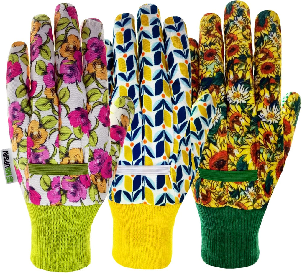 Thorn Proof&Puncture Resistant Gardening Gloves with Grip,Garden Gloves for Women, Leather Work Gloves,Gifts