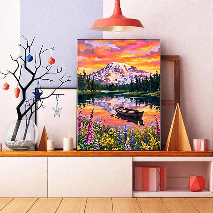 xackcme Mountain Paint by Numbers - Image 4