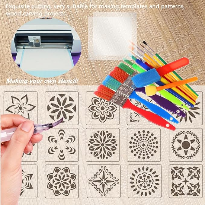 10 Sheets 6 mil Acetate Mylar Sheet 12 x 24 inch Transparent PET Blank Stencil - Image 4