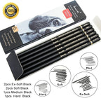 Brusarth Professional Charcoal Pencils Drawing Set - Image 4